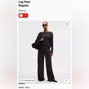 lululemon athletica Black Wide Leg Jumpsuit